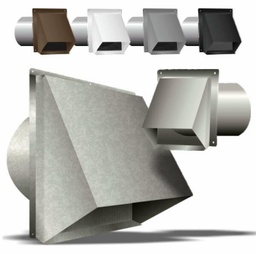 [5643660] 5" Fresh Air Intake Projection Hood Black