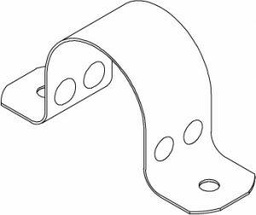 [3805020] 3/4 CPVC GALVANIZED PIPE STRAP #070