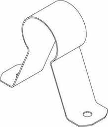 [3805085] 1-1/4 CPVC GALVANIZED STAND OFF #076