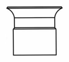 [7680040] 4  PVC DB2/TEL ORANGE      BELL END