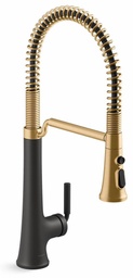 [2951235] Tone Semi-Professional Kitchen Faucet with Spring Pulldown Spray