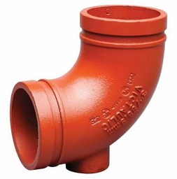[6660037] 2-1/2" Grooved 90 Elbow with Drain No. 10-DR